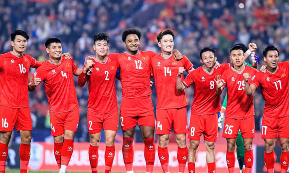 Vietnam's national football team climbs three places in FIFA rankings
